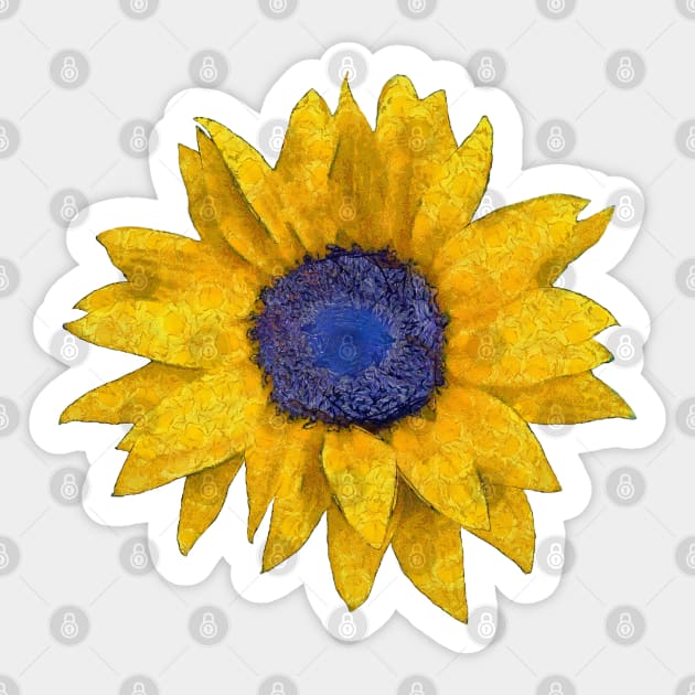 Sunflower Sticker by CatyArte